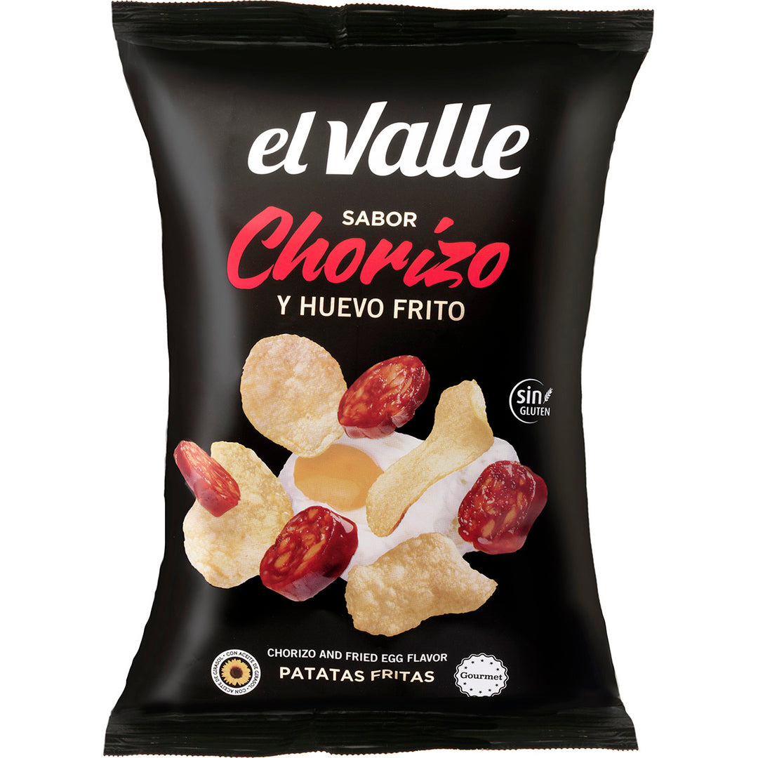 Patatas Fritas Chorizo y Huevo Frito