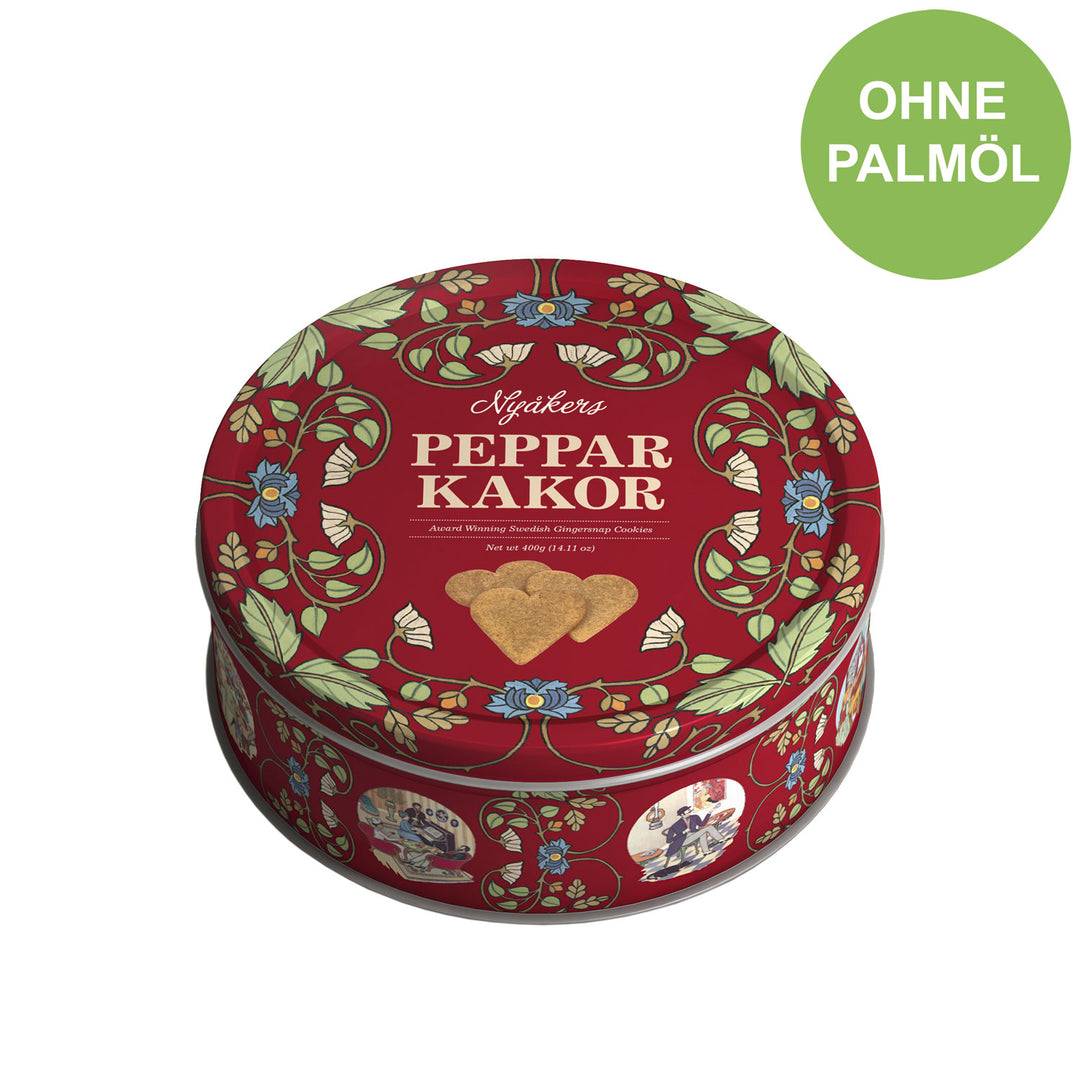 Nyåkers Pfefferkuchen-Herzen in der Blechdose, 400 g