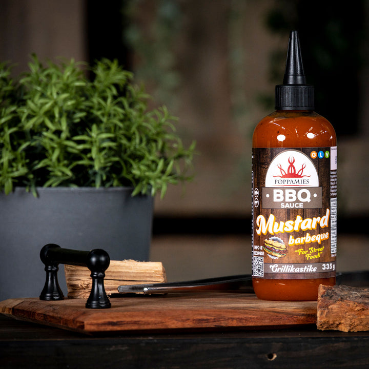Poppamies Mustard BBQ Sauce – Serviervorschlag